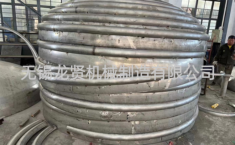 龍賢封頭盤管是怎么盤的？